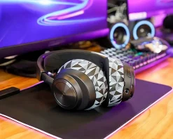 Wicked Cushions Headsets & Audio|FreeZe Nova Pro Wireless Ear Cushions - Geo Grey