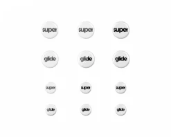 Superglide Mice & Accessories|Glass Skates Dots - Universal - 6mm + 9mm - 12 pcs