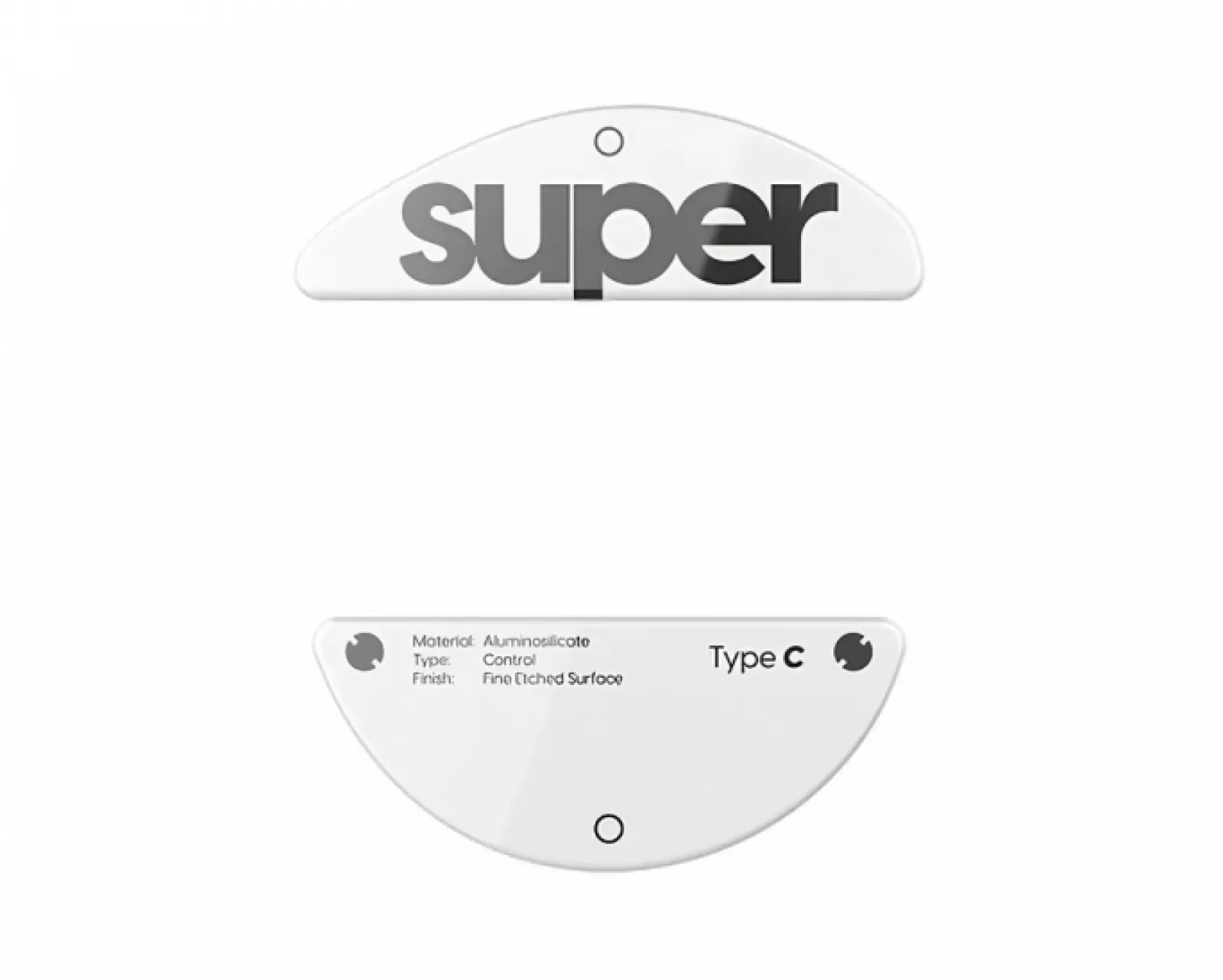 Superglide Mice & Accessories|Glass Skates Type-C for Pulsar X3 Series - White