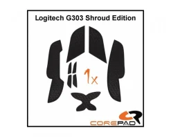 Corepad Mice & Accessories|Grips for Logitech G303 Shroud Edition - Black