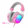 Fifine Headsets & Audio|H16 Gaming Headset - Pink