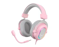 Fifine Playstation|Headsets & Audio|H6 USB 7.1 Gaming Headset RGB - Pink