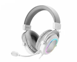 Fifine Playstation|Headsets & Audio|H6 USB 7.1 Gaming Headset RGB - White
