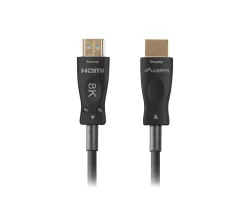 Lanberg Cables & Adapters|HDMI 2.1 Cable Optical Black 8k - 48Gbps - 40m