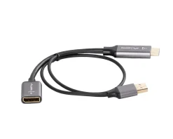 Lanberg Cables & Adapters|HDMI to DisplayPort Adapter 4K Black - 0.2m