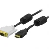 Deltaco Cables & Adapters|HDMI to DVI-D Black 2m