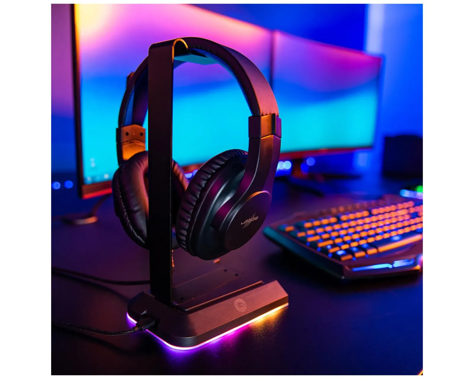 uRage Headsets & Audio|Headset Stand AFK 300 LED