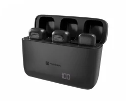 Natec Miscellaneous|Headsets & Audio|Hopper Lavalier Wireless Microphone 2pcs (Lightning) - Black