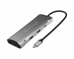 j5create Cables & Adapters|Storage Devices|4K60 Elite USB-C Triple-Monitor 10Gbps Mini Dock