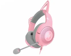 Razer Headsets & Audio|Kraken Kitty V2 USB Headset Chroma RGB - Quartz