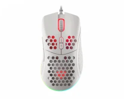 Genesis Mice & Accessories|Krypton 555 Ultralight RGB Gaming Mouse - White