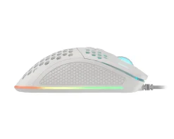 Genesis Mice & Accessories|Krypton 555 Ultralight RGB Gaming Mouse - White