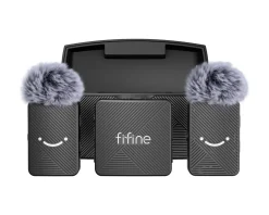 Fifine Miscellaneous|Headsets & Audio|M9 Dual Wireless Microphone System