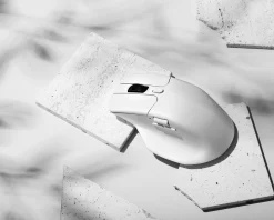 Keychron Mice & Accessories|M6 4K Ergonomic Wireless Mouse - White