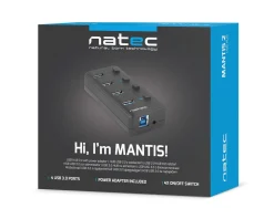 Natec Cables & Adapters|Mantis 2 3.0 USB Hub 4 Ports