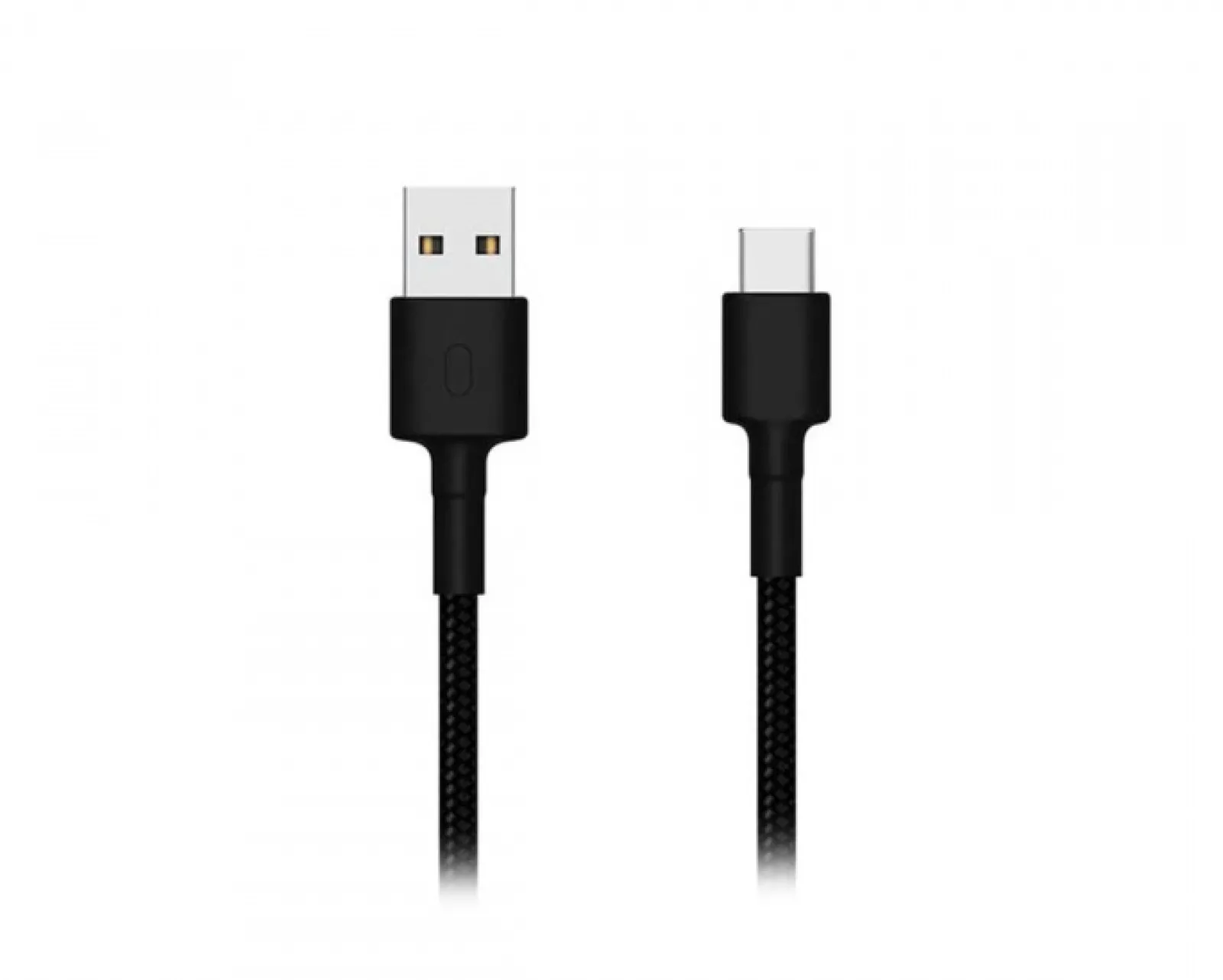 Xiaomi Cables & Adapters For Mobile|Cables & Adapters|Mi Type-C Braided Cable - 1m - Black USB-A to USB-C