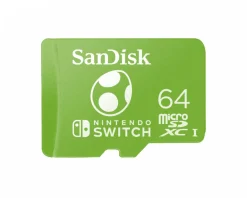 SanDisk Storage Devices|microSDXC Card for Nintendo Switch - 64GB - Yoshi Edition