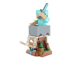 Cable Guys Phone Holders|Xbox|Minecraft: Steve in Diamond Armor R.E.S.T Phone & Controller Holder