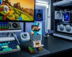 Cable Guys Phone Holders|Xbox|Minecraft: Steve R.E.S.T Phone & Controller Holder