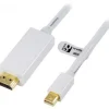 Deltaco Cables & Adapters|Mini DisplayPort to HDMI 2m White