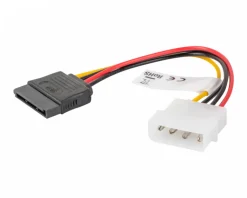 Lanberg Computer Components|Molex (Male) to SATA (Female) Cable 15cm