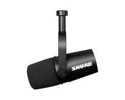 Shure Headsets & Audio|MV7X XLR Podcast Microphone - Black