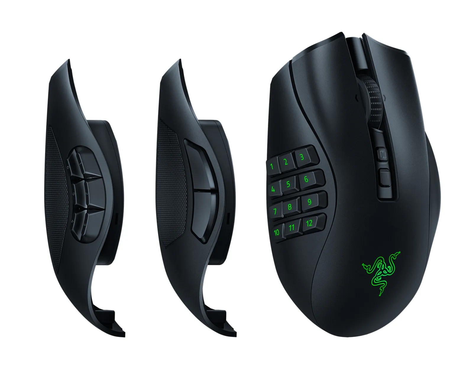 Razer Mice & Accessories|Naga V2 Pro - Wireless MMO Gaming Mouse - Black