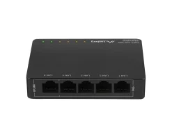 Lanberg Router & Networking|Network Switch 5-ports 1000 Mbps (POE Extender, 30W/Port, Max 60W)
