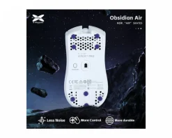 X-raypad Mice & Accessories|Obsidian Air Mouse Skates - Universal Dots