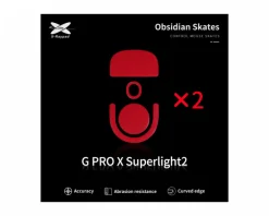 X-raypad Mice & Accessories|Obsidian Mouse Skates for Logitech G Pro X Superlight 2