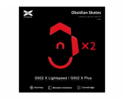 X-raypad Mice & Accessories|Obsidian Mouse Skates for Logitech G502 X Lightspeed/G502 X PLUS