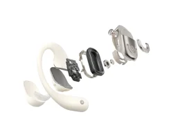 Shokz Headphones|OpenFit 2 Wireless Bone Conduction Headphones - Beige