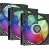 Genesis Computer Components|Oxal 120 ARGB 3-Pack - 120mm Fan - Black