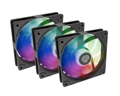 Genesis Computer Components|Oxal 120 ARGB 3-Pack - 120mm Fan - Black