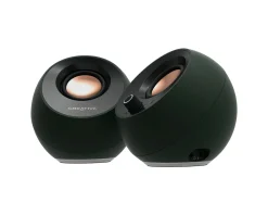 Creative Headsets & Audio|Pebble Pro - 2.0 USB-C Speaker with Bluetooth 5.3 - Alpine Green