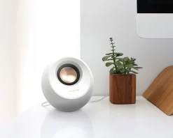 Creative Headsets & Audio|Pebble V3 - 2.0 Speaker - White