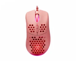 Deltaco Gaming Mice & Accessories|PM75 Ultra-Light RGB Gaming Mouse - Pink