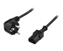 Deltaco Cables & Adapters|Power cable 2m Black