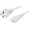 Deltaco Cables & Adapters|Power cable 0,5m White