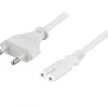 Deltaco Cables & Adapters|Power cable 0,5m White