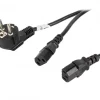 Lanberg Cables & Adapters|Power Cable Split 2x C13 (2 meter) Black