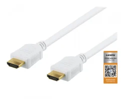 Deltaco Cables & Adapters|Premium HDMI 2.0 Cable, Ethernet, 4K, 2 Meter - White