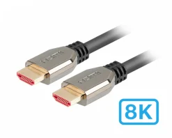 Lanberg Cables & Adapters|Premium HDMI 2.1 Cable 4K/8K UHD (1 Meter)
