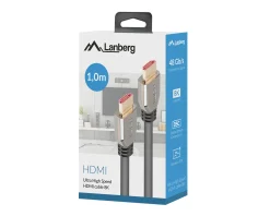 Lanberg Cables & Adapters|Premium HDMI 2.1 Cable 4K/8K UHD (1 Meter)