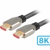 Lanberg Cables & Adapters|Premium HDMI 2.1 Cable 4K/8K UHD (0.5 Meter)