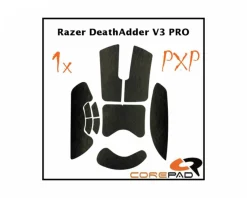 Corepad Mice & Accessories|PXP Grips for Razer DeathAdder V3 Pro - Black