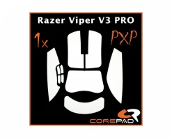 Corepad Mice & Accessories|PXP Grips for Razer Viper V3 Pro - White