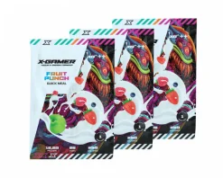 X-Gamer Drinks & Energy|Quick Meal Pack - 3 Servings (210g) - Fruit Punch