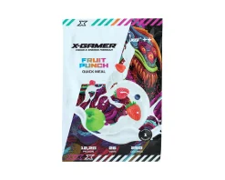 X-Gamer Drinks & Energy|Quick Meal Pack - 3 Servings (210g) - Fruit Punch