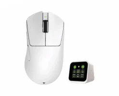 Teevolution Mice & Accessories|Rapid Sync 8K Dongle + Terra Pro Wireless Gaming Mouse - White